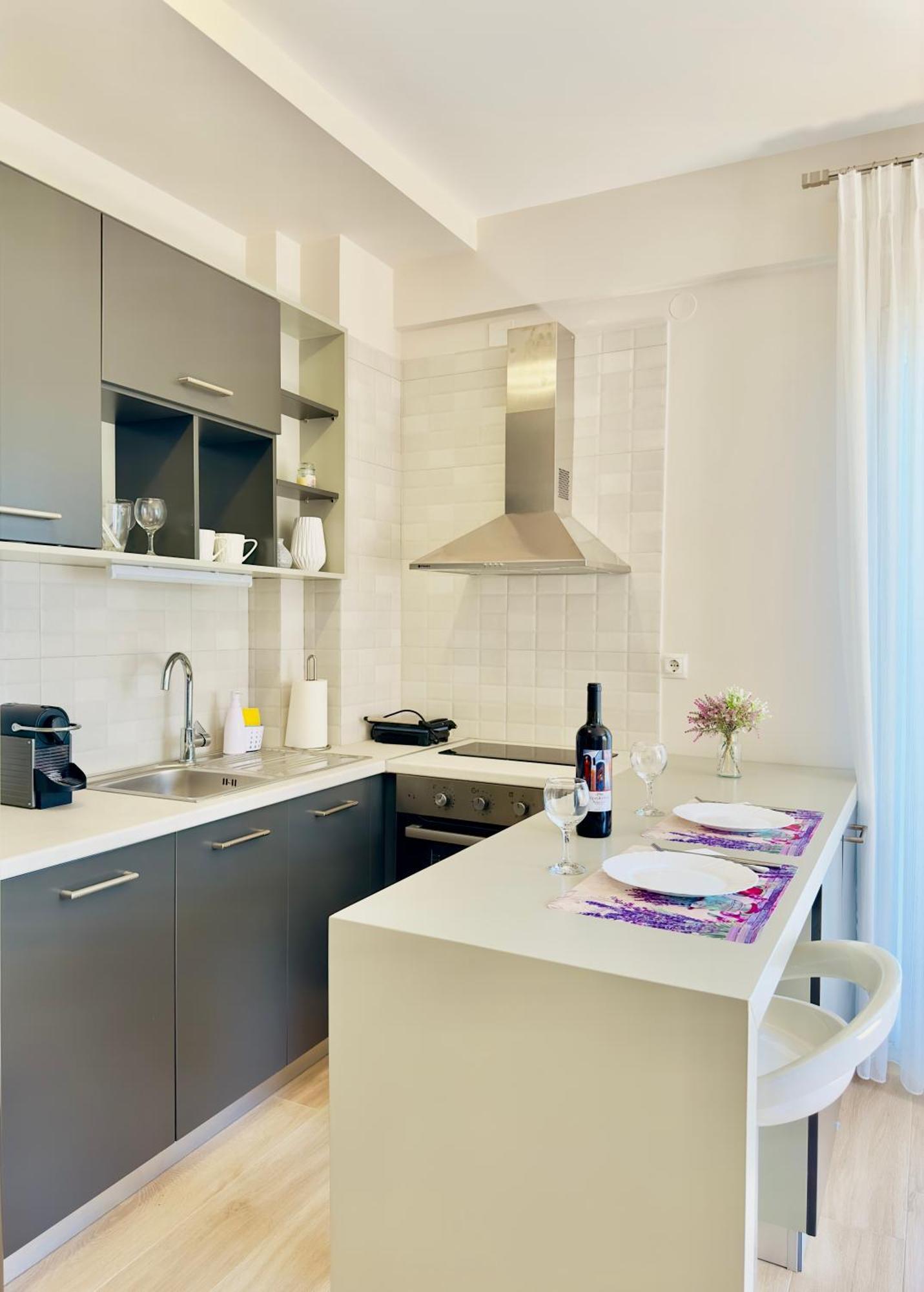 Bluish 3A Apartment Preveza Bagian luar foto